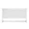 Alaterre Furniture Coventry 25"W x 14"H Bath Shelf with Two Towel Rods ANCT70WH - alternate 2